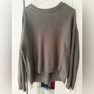 Universal Thread Women's Textured Gray Sweater